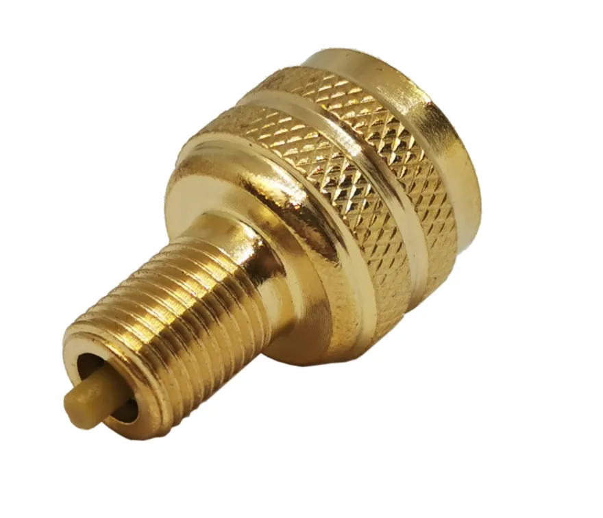 Adapter mosiężny do pompowania zaworów GIGANT VG12 ze standardową końcówką VG8