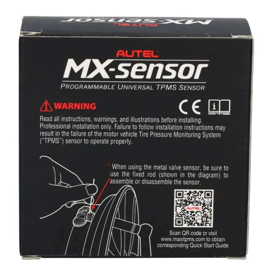 Aluminowy czujnik TPMS Autel Europa USA 433 / 315 MHz 1-Sensor, 4 sztuki