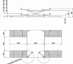 AT - 2HHD Podnośnik płytowy do zabudowy 3,5T