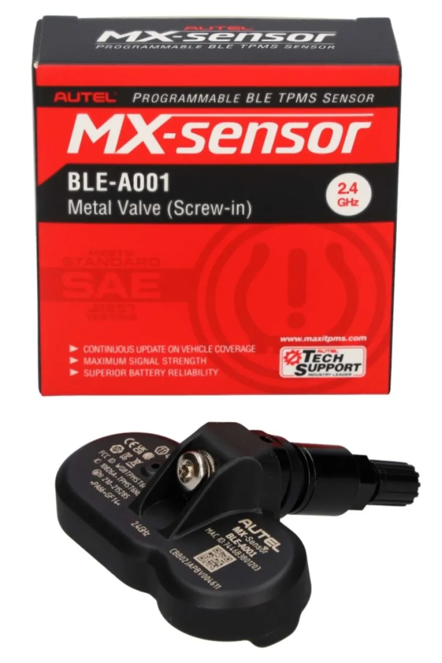 Autel BLE czujnik BLUETOOTH TPMS TESLA 3/Y/S/X czarny zawór ZESTAW 4 SZTUKI