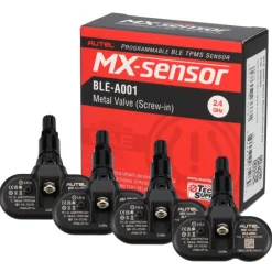 Autel BLE czujnik BLUETOOTH TPMS TESLA 3/Y/S/X czarny zawór ZESTAW 4 SZTUKI