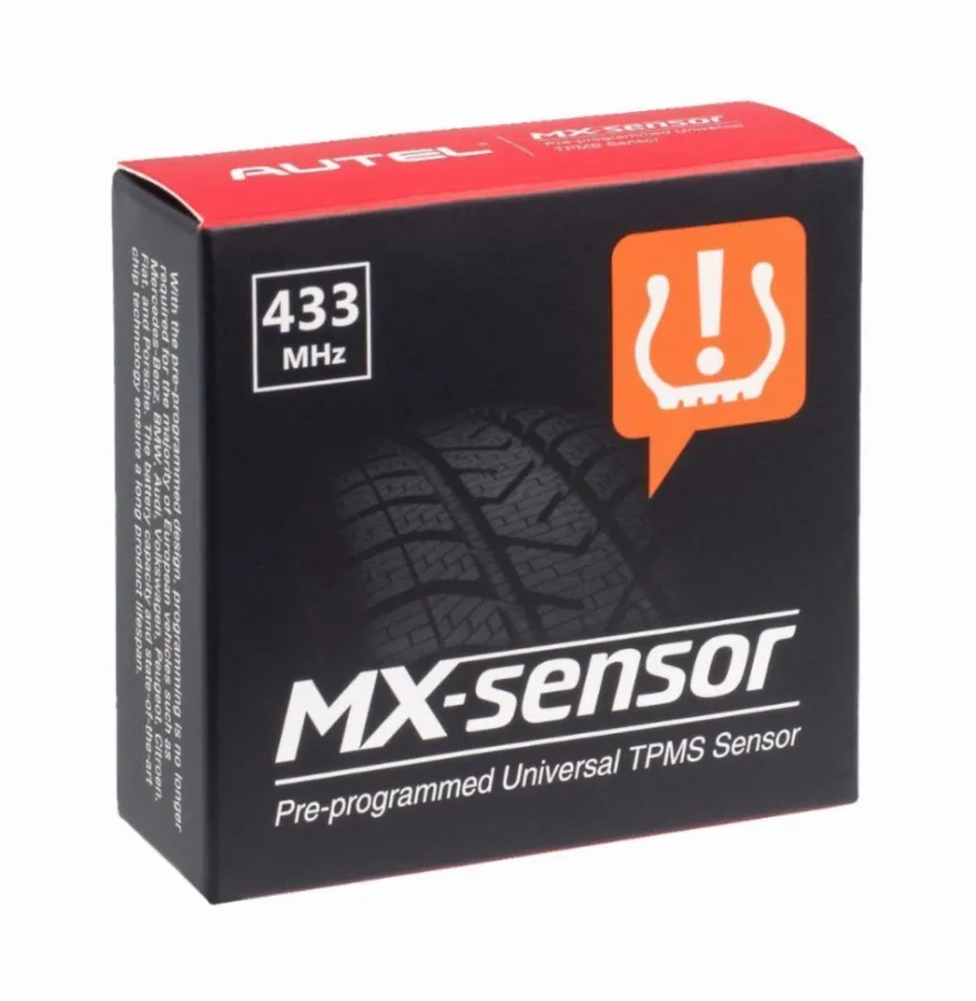Autel Europa 433 MHz MX Sensor czujnik TPMS czarny 4 sztuki