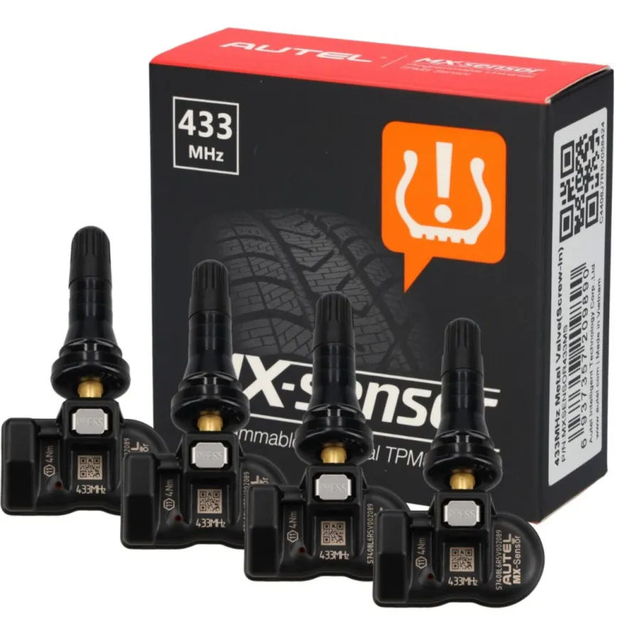 Autel Europa 433 MHz MX Sensor czujnik TPMS gumowy 4 sztuki