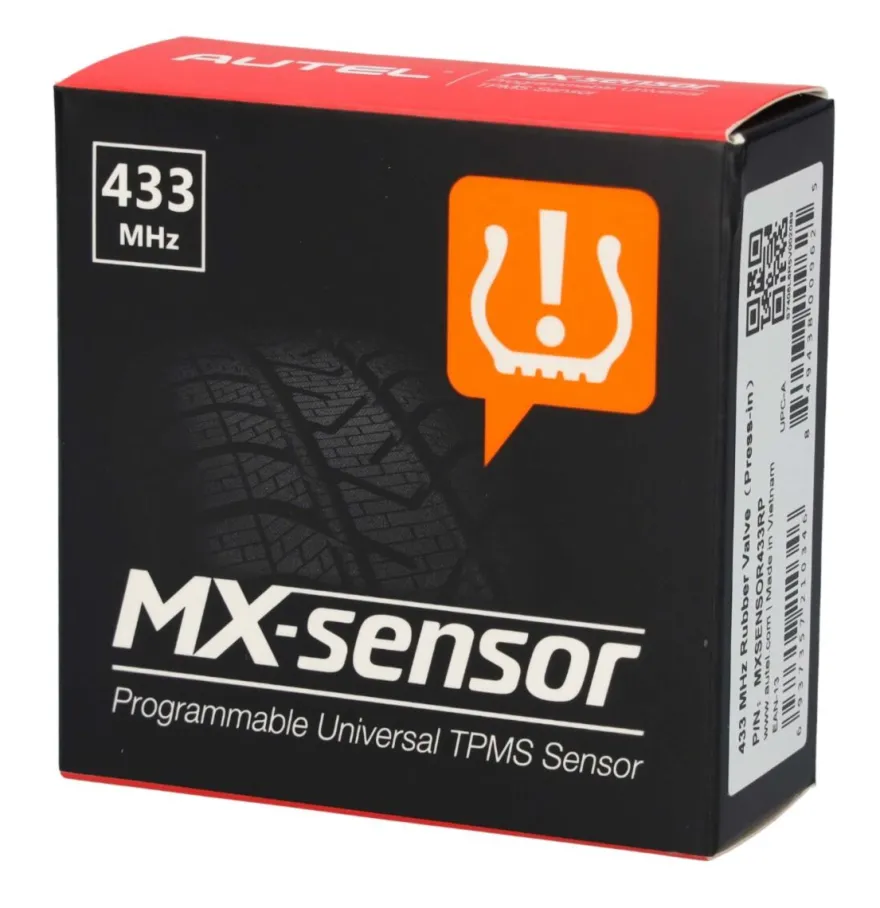 Autel Europa 433 MHz MX Sensor czujnik TPMS gumowy 4 sztuki