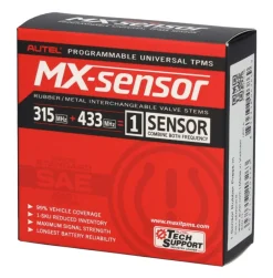 Autel Europa USA 433 / 315 MHz 1-Sensor czujnik TPMS gumowy 4 sztuki