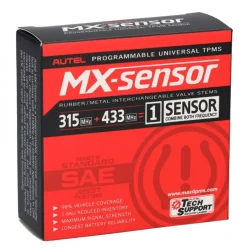 Autel Europa USA 433 / 315 MHz 1-Sensor czujnik TPMS gumowy
