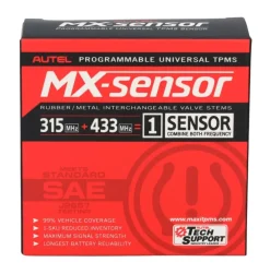 Autel Europa USA 433 / 315 MHz 1-Sensor czujnik TPMS aluminiowy