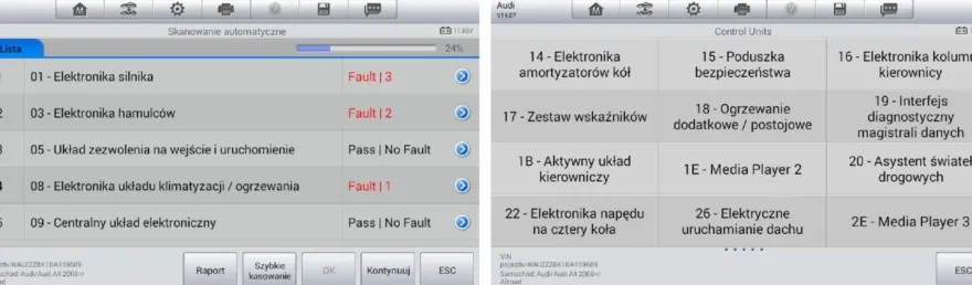 AUTEL MaxiDAS DS900TS Nowa Seria 8cali Android11 2 LATA AKTUALI TPMS SGW PL