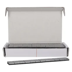Ciężarek klejony grafitowy kwadrat 5g stalowy pasek INVENTO