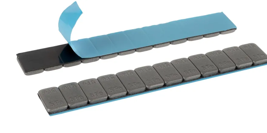 Ciężarek klejony INVENTO ALU SLIM ROUND 12 x 5g grafitowy 20 szt