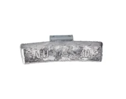 Ciężarek ołowiany ALU 40g, nabijany na obręcz aluminiową - niepowlekany