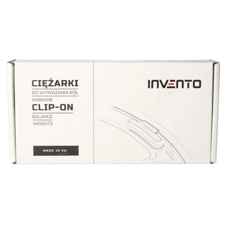 Ciężarek ołowiany ALU 55g, nabijany na obręcz aluminiową - niepowlekany