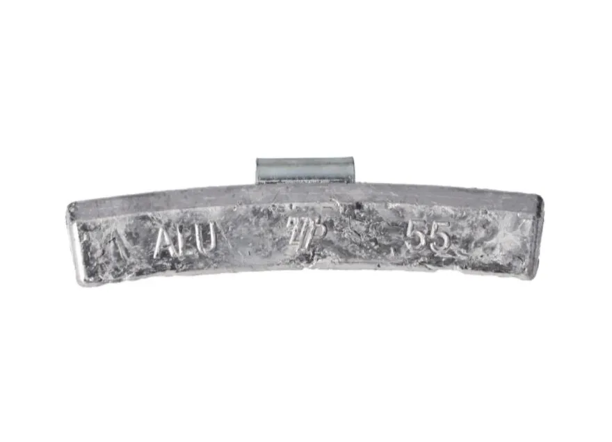 Ciężarek ołowiany ALU 55g, nabijany na obręcz aluminiową - niepowlekany