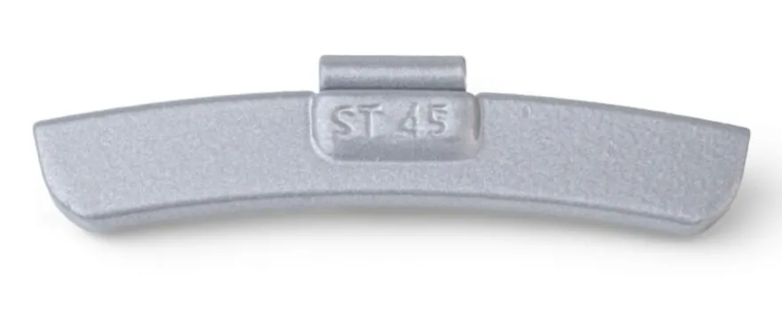 Ciężarek stalowy PRO do felg stalowych 45 g (nabijany), szary, op. 50 szt.