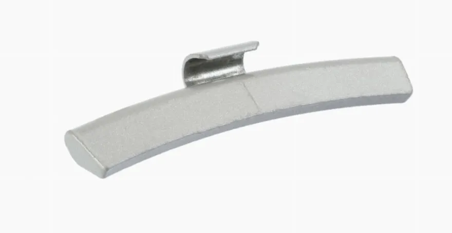 Ciężarki cynkowe powlekane ALU-S 45g, nabijane na obręcz aluminiową