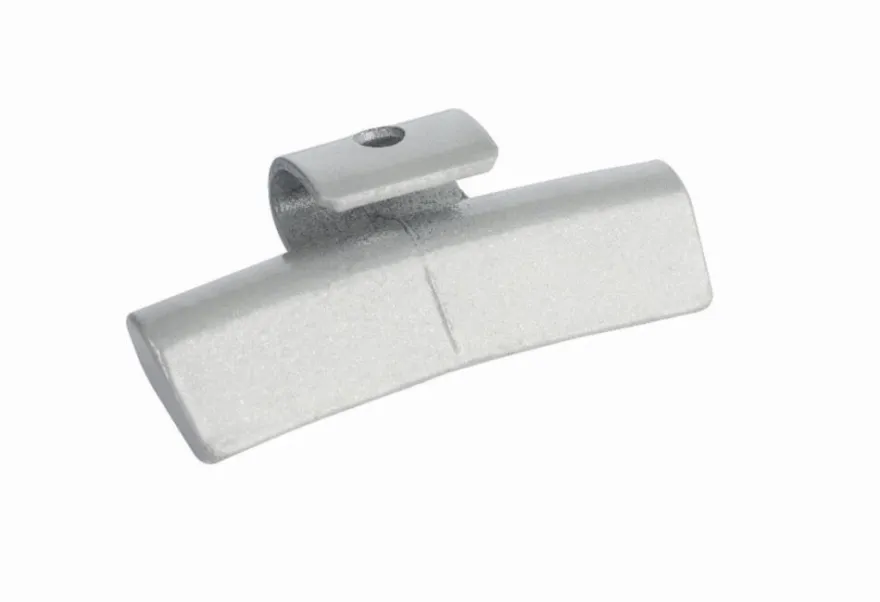 Ciężarki cynkowe powlekane ALU-S 25g, nabijane na obręcz aluminiową