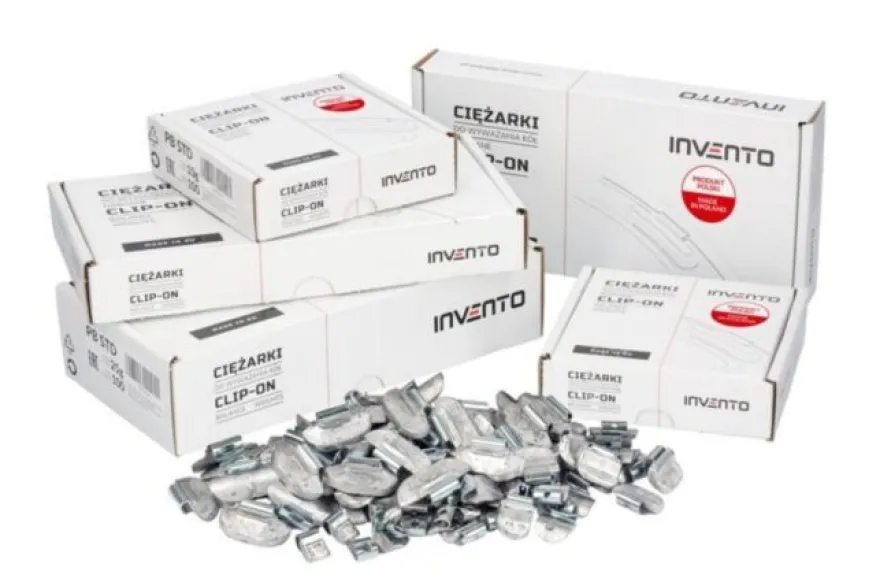 Ciężarki nabijane ołowiane do felg stalowych INVENTO 5-25g 500szt