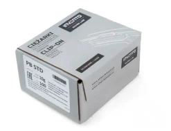 Ciężarki Ołowiane Nabijane 10g do Stalowych Felg INVENTO Silver Line 100 szt