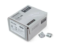 Ciężarki Ołowiane Nabijane 10g do Stalowych Felg INVENTO Silver Line 100 szt