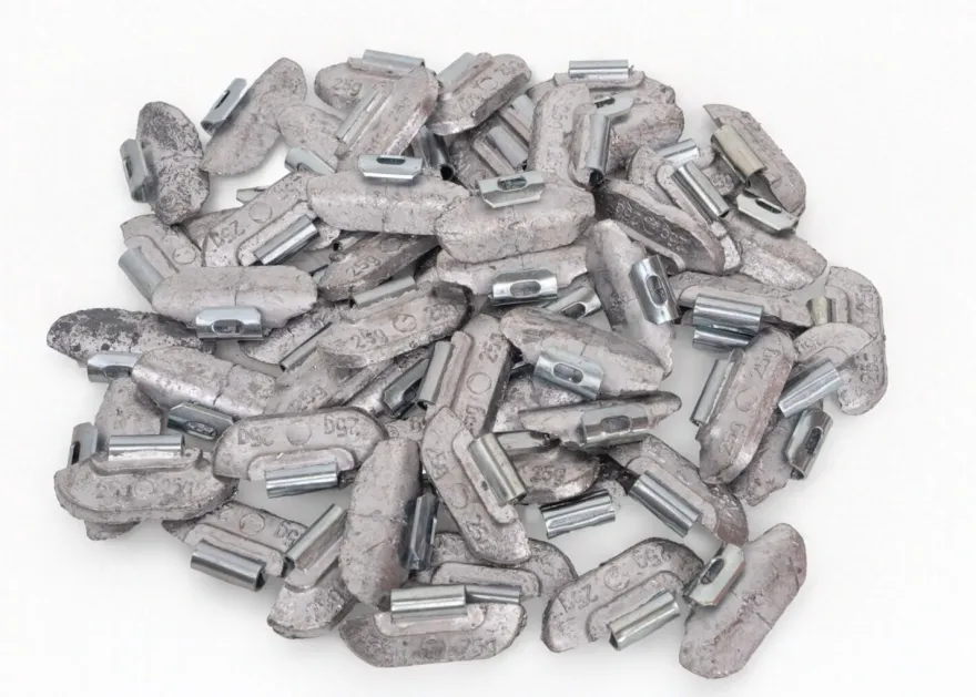 Ciężarki Ołowiane Nabijane 25g do Stalowych Felg INVENTO Silver Line 100 szt