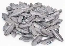 Ciężarki Ołowiane Nabijane 30g do Stalowych Felg INVENTO Silver Line 100 szt