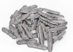 Ciężarki Ołowiane Nabijane 45g do Stalowych Felg INVENTO Silver Line 50 szt