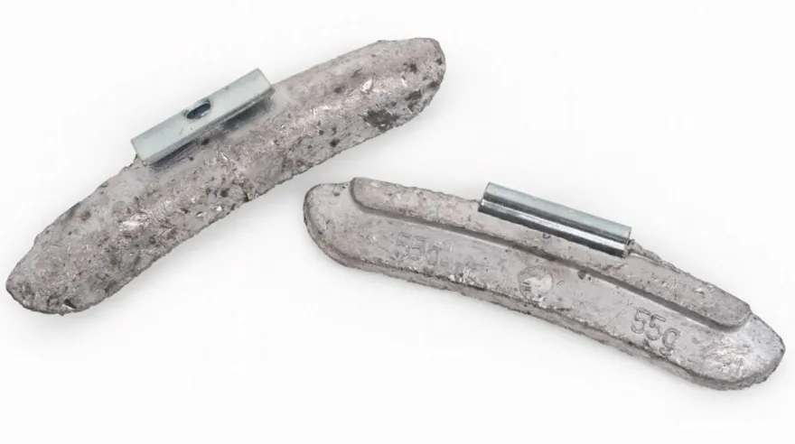 Ciężarki Ołowiane Nabijane 55g do Stalowych Felg INVENTO Silver Line 50 szt