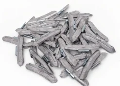 Ciężarki Ołowiane Nabijane 60g do Stalowych Felg INVENTO Silver Line 50 szt