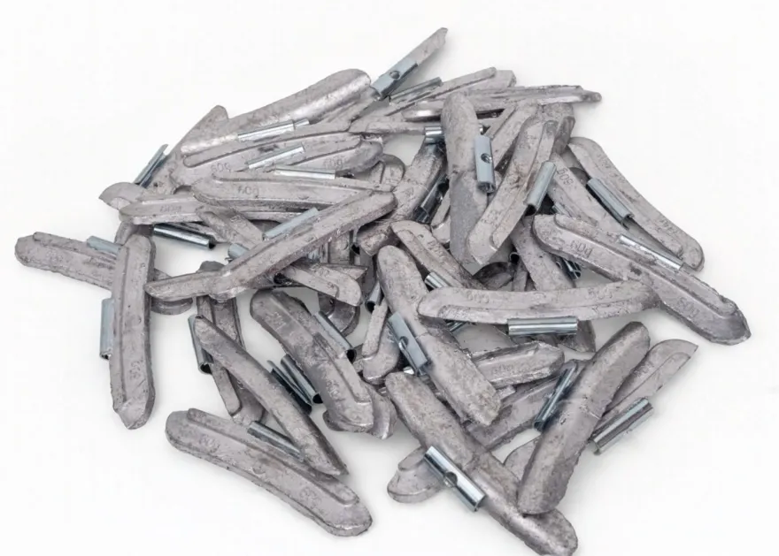 Ciężarki Ołowiane Nabijane 60g do Stalowych Felg INVENTO Silver Line 50 szt
