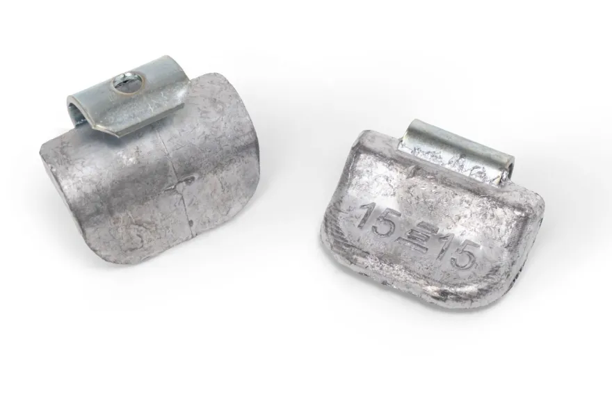 Ciężarki Ołowiane Nabijane 15g do Stalowych Felg INVENTO 100 szt