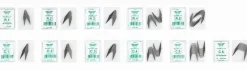 C-1 - Nożyki do nacinarka bieżnika PS15, 3-5mm