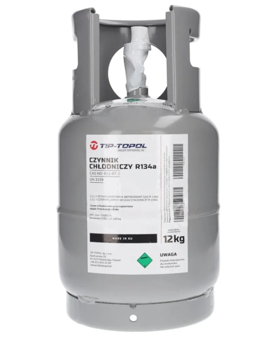 Czynnik R134a 12,0 kg (gaz do klimatyzacji)