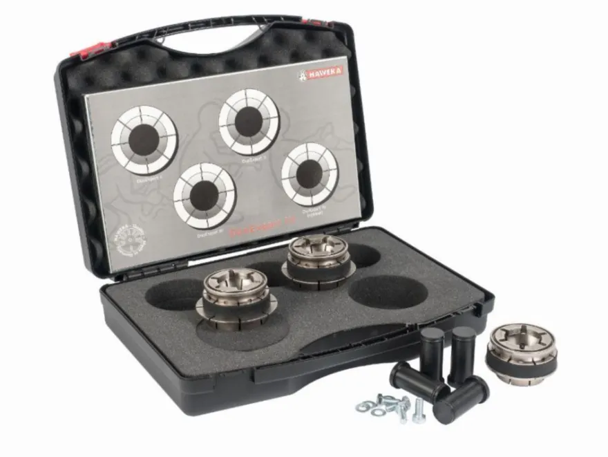 Haweka DUO-EXPERT 54 - 78 mm, fi 40 mm, 3 tuleje w walizce
