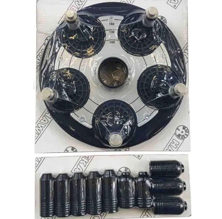 Haweka Quick Plate V - 5-bolcowy fi 40 mm płyta dociskowa
