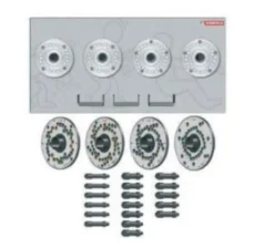 Haweka World Kit II 40mm Zestaw płyt dociskowych