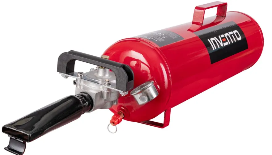Inflator spustowy INVENTO BOMB 12L zbiornik ciśnieniowy z zaworem