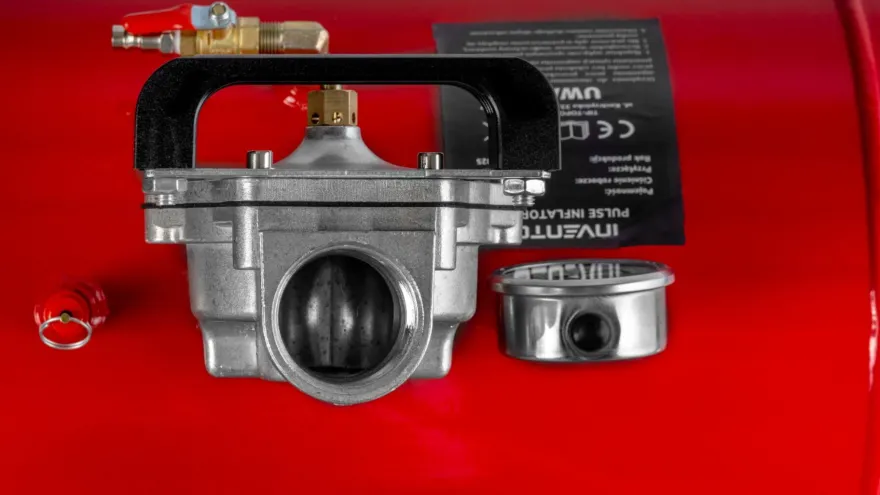 Inflator spustowy INVENTO BOMB 40L zbiornik ciśnieniowy z zaworem
