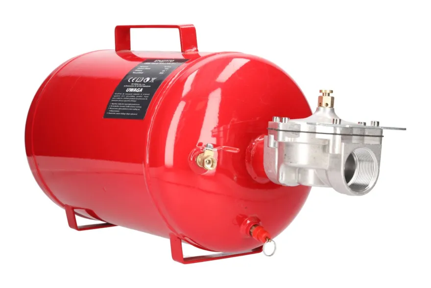 Inflator spustowy INVENTO DUAL BOMB 18L zbiornik ciśnieniowy z zaworem