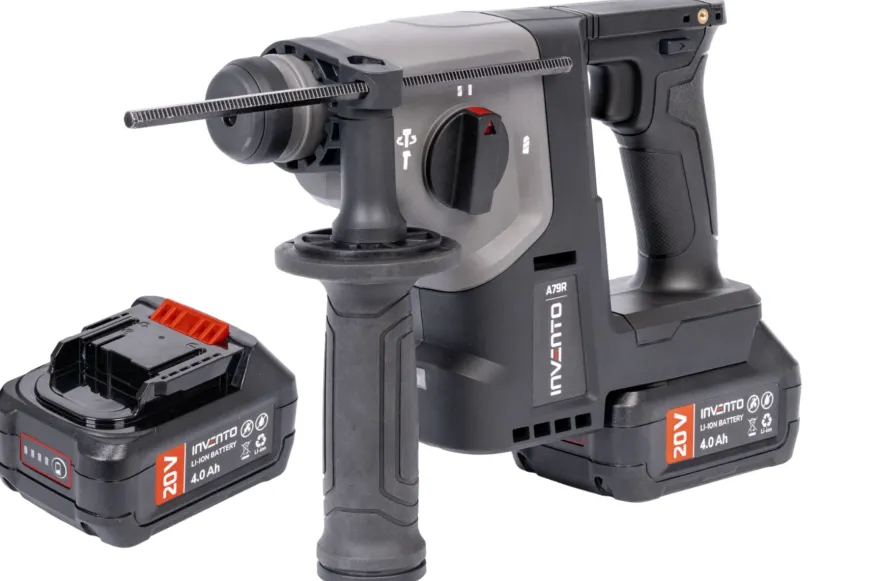 INVENTO A79R młotowiertarka SDS PLUS udarowa akumulatorowa - zestaw 2x 4Ah