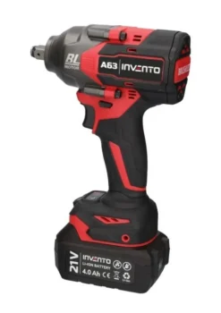 INVENTO A63 zestaw ekonomiczny: klucz udarowy A63T 1200 Nm, 4Ah bateria, ładowarka