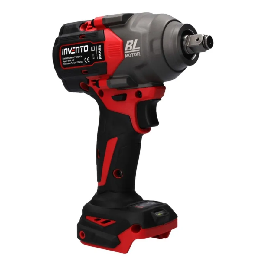INVENTO A63 zestaw ekonomiczny: klucz udarowy A63T 1200 Nm, 4Ah bateria, ładowarka