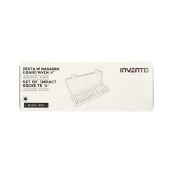 INVENTO 1/2" 10 długich nasadek udarowych, zestaw