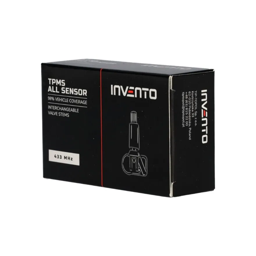 INVENTO 433/315 Europa USA MHz ALL-Sensor czujnik TPMS aluminiowy ATEQ