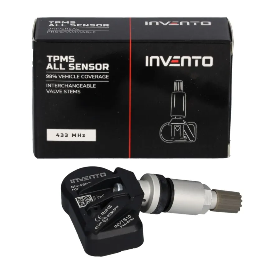 INVENTO 433/315 Europa USA MHz ALL-Sensor czujnik TPMS aluminiowy ATEQ