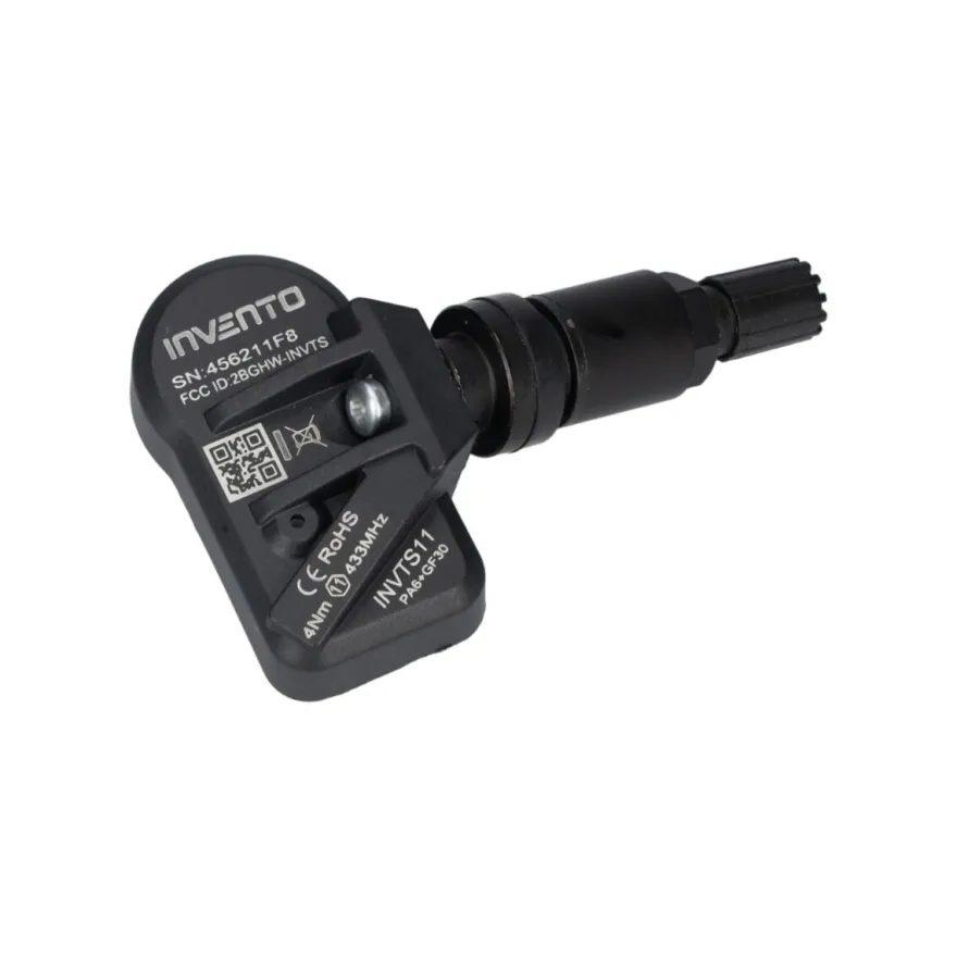 INVENTO 433/315 Europa USA MHz ALL-Sensor czujnik TPMS aluminiowy czarny ATEQ 4SZT