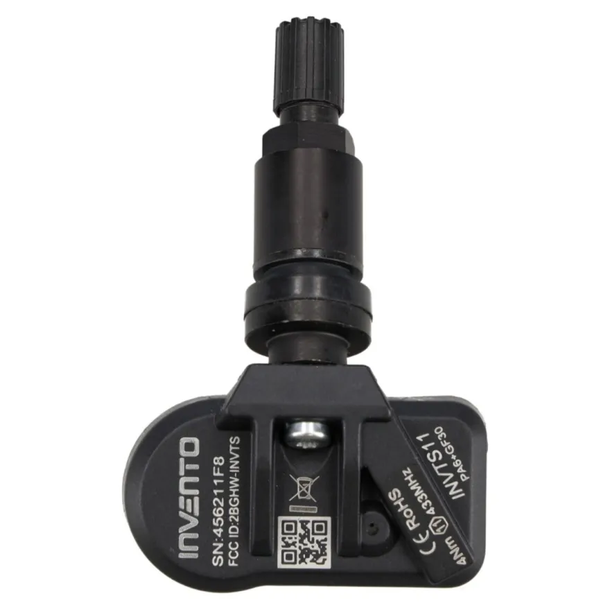 INVENTO 433/315 Europa USA MHz ALL-Sensor czujnik TPMS aluminiowy czarny ATEQ 4SZT
