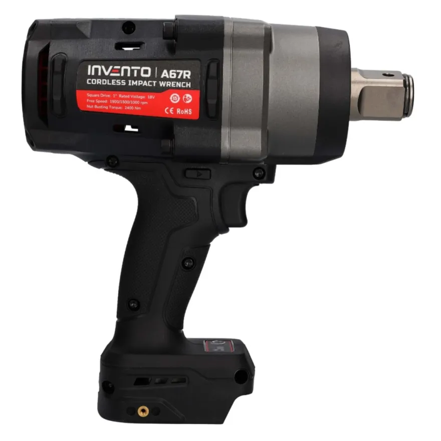 INVENTO 2400 Nm 1" klucz udarowy akumulatorowy - ZESTAW 2x 8Ah