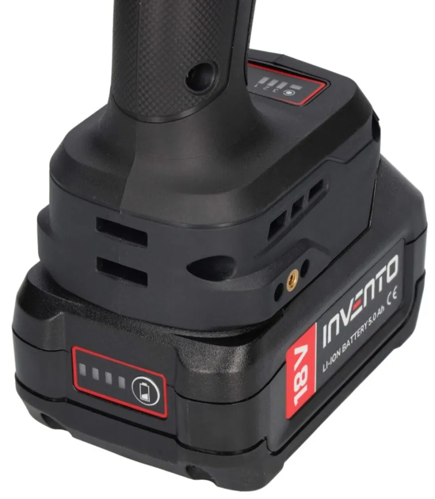 INVENTO 1880 Nm 1/2" klucz udarowy akumulatorowy ZESTAW 2x 4Ah, torba, ładowarka