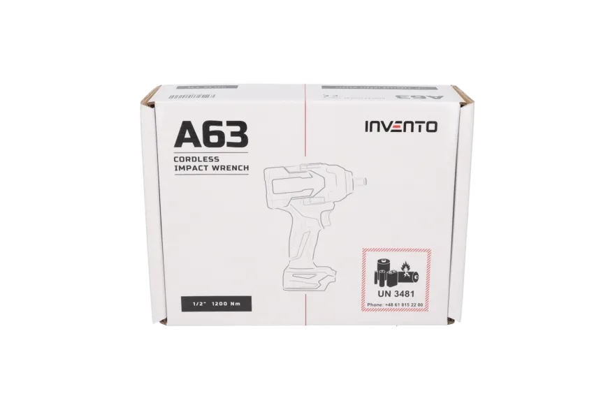 INVENTO 1200 Nm 1/2" klucz udarowy akumulatorowy - samo urządzenie