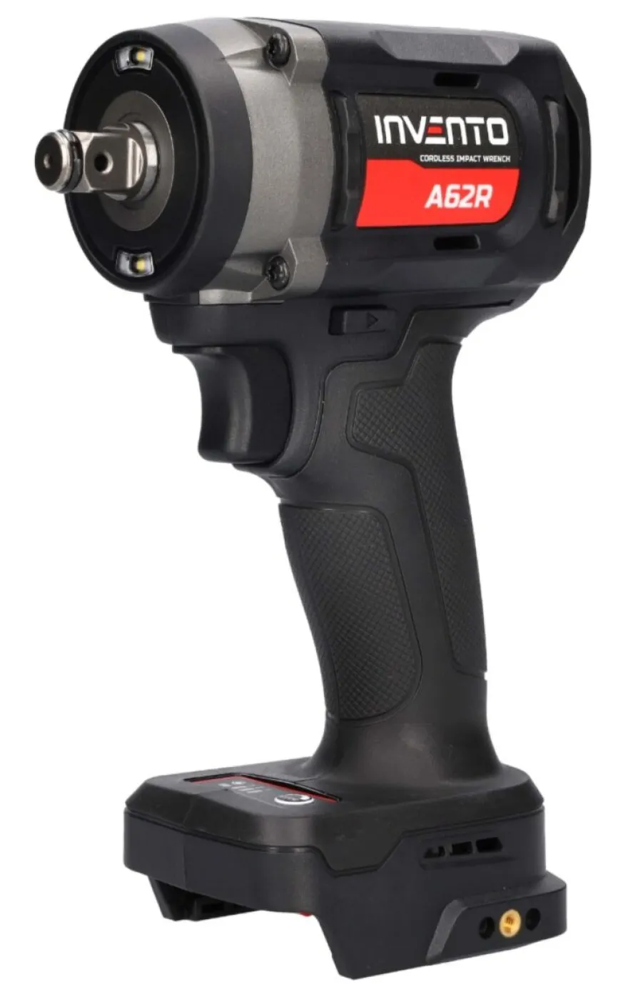 INVENTO 680 Nm 1/2" klucz udarowy akumulatorowy zestaw 2x 4Ah, torba, ładowarka